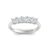 Load image into Gallery viewer, 1.50-carat-princess-cut-five-stone-diamond-wedding-ring-in-white-gold-fdwb8008prangle5-1.50ct-nl-wg.jpg