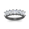 Load image into Gallery viewer, 1.50-carat-radiant-cut-7-stone-diamond-wedding-band-in-black-gold-FD8008RABANGLE5-1.50CT-NL-BG