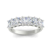 Load image into Gallery viewer, 1.50-carat-radiant-cut-7-stone-diamond-wedding-band-in-white-gold-FD8008RABANGLE5-1.50CT-NL-WG