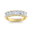 Load image into Gallery viewer, 1.50-carat-radiant-cut-7-stone-diamond-wedding-band-in-yellow-gold-FD8008RABANGLE5-1.50CT-NL-YG