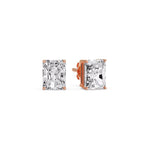 Load image into Gallery viewer, Radiant Diamond Basket Stud Earring