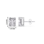 Load image into Gallery viewer, Radiant Diamond Basket Stud Earring