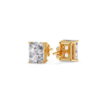 Load image into Gallery viewer, Radiant Diamond Basket Stud Earring