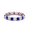 Load image into Gallery viewer, 1.50 Ct Round Cut Diamond Single Prong Eternity Ring