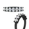 Load image into Gallery viewer, 1.50-carat-seven-stone-oval-diamond-anniversary-band-in-black-gold-fdwb8008ovangle3-1.50ct-nl-bg