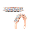 Load image into Gallery viewer, 1.50-carat-seven-stone-oval-diamond-anniversary-band-in-rose-gold-fdwb8008ovangle3-1.50ct-nl-rg