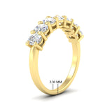 Load image into Gallery viewer, 1.50-carat-seven-stone-oval-diamond-anniversary-band-in-yellow-gold-fdwb8008ovangle2-1.50ct-nl-yg-hw