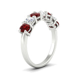 Load image into Gallery viewer, 1.50-carat-seven-stone-oval-ruby-anniversary-band-in-white-gold-fdwb8008ovgrudrangle2-1.50ct-nl-wg