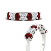 Load image into Gallery viewer, 1.50-carat-seven-stone-oval-ruby-anniversary-band-in-white-gold-fdwb8008ovgrudrangle3-1.50ct-nl-wg