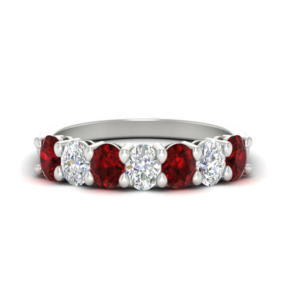 elegant-oval-seven-stone-diamond-anniversary-band-in-white-gold-fdwb8008ovsleep-1.50ct-nl-wg