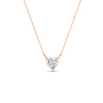 Load image into Gallery viewer, Classic Heart Solitaire Pendant