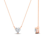 Load image into Gallery viewer, Classic Heart Solitaire Pendant