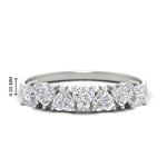 Load image into Gallery viewer, 1.50-carat-stunning-heart-shape-diamond-wedding-band-in-white-gold-FD9600HTB-1.50_20CT-NL-WG-HW