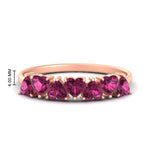 Load image into Gallery viewer, 1.50-carat-stunning-heart-shape-pink-sapphire-wedding-band-in-rose-gold-FD9600HTBGSADRPI-1.50_20CT-NL-RG-HW