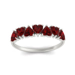 Load image into Gallery viewer, 1.50-carat-stunning-heart-shape-ruby-wedding-band-in-white-gold-FD9600HTBGRUDRANGLE5-1.50_20CT-NL-WG