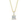 Load image into Gallery viewer, 1.50-ct-asscher-cut-pave-diamond-bail-pendant-in-yellow-gold-fdpd11636asangle1-6.50mm-nl-yg.jpg?v=1769514552