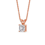Load image into Gallery viewer, 1.50-ct-asscher-diamond-pendant-in-rose-gold-FDPD8469ANGLE2-AS-1.50-RG.jpg?v=1758706647