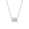 Load image into Gallery viewer, 1.50-ct-east-west-radiant-cut-bezel-diamond-pendant-in-rose-gold-fdpd11763raangle1-1.50ct-nl-rg.jpg