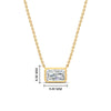 Load image into Gallery viewer, 1.50-ct-east-west-radiant-cut-bezel-diamond-pendant-in-yellow-gold-fdpd11763raangle1-1.50ct-nl-yg-hw.jpg