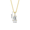 Load image into Gallery viewer, 1.50-ct-emerald-cut-diamond-necklace-with-pave-bail-in-yellow-gold-fdpd11636emangle1-7.5X5.5mm-nl-yg-hw.jpg?v=1769514555
