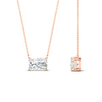 Load image into Gallery viewer, 1.50-ct-horizontal-radiant-diamond-solitaire-pendant-in-rose-gold-fdpd10700raangle2-1.50ct-nl-rg.jpg?v=1768297751