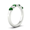 Load image into Gallery viewer, 1.50-ct-oval-7-stone-emerald-classic-wedding-ring-in-white-gold-fd10255ovgemgrangle2-1.50ct-nl-wg.jpg?v=1770804183