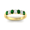 Load image into Gallery viewer, 1.50-ct-oval-7-stone-emerald-classic-wedding-ring-in-yellow-gold-fd10255ovgemgrangle5-1.50ct-nl-yg.jpg?v=1770804183