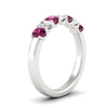 Load image into Gallery viewer, 1.50-ct-oval-7-stone-pink-sapphire-classic-wedding-ring-in-white-gold-fd10255ovgsadrpiangle2-1.50ct-nl-wg.jpg?v=1770804183