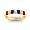 Load image into Gallery viewer, 1.50-ct-oval-7-stone-ruby-classic-wedding-ring-in-yellow-gold-fd10255ovgrudrangle5-1.50ct-nl-yg.jpg?v=1770804183