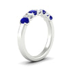 Load image into Gallery viewer, 1.50-ct-oval-7-stone-sapphire-classic-wedding-ring-in-white-gold-fd10255ovgsablangle2-1.50ct-nl-wg.jpg?v=1770804184