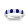 Load image into Gallery viewer, 1.50-ct-oval-7-stone-sapphire-classic-wedding-ring-in-white-gold-fd10255ovgsablangle5-1.50ct-nl-wg.jpg?v=1770804184