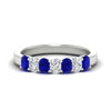 Load image into Gallery viewer, 1.50-ct-oval-7-stone-sapphire-classic-wedding-ring-in-white-gold-fd10255ovgsablsleep-1.50ct-nl-wg.jpg?v=1770804184