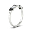 Load image into Gallery viewer, 1.50-ct-teardrop-seven-black-diamond-wedding-band-for-women-in-white-gold-fdwb8008pegblackangle2-1.50ct-nl-wg.jpg