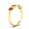 Load image into Gallery viewer, 1.50-ct-teardrop-seven-orange-sapphire-wedding-band-for-women-in-yellow-gold-fdwb8008pegsaorangle2-1.50ct-nl-yg.jpg