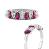 Load image into Gallery viewer, 1.50-ct-teardrop-seven-pink-sapphire-wedding-band-for-women-in-white-gold-fdwb8008pegsadrpiangle3-1.50ct-nl-wg.jpg