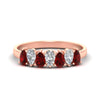 Load image into Gallery viewer, 1.50-ct-teardrop-seven-ruby-wedding-band-for-women-in-rose-gold-fdwb8008pegrudrsleep-1.50ct-nl-rg.jpg