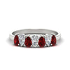 Load image into Gallery viewer, 1.50-ct-teardrop-seven-ruby-wedding-band-for-women-in-white-gold-fdwb8008pegrudrsleep-1.50ct-nl-wg.jpg