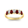 Load image into Gallery viewer, 1.50-ct-teardrop-seven-ruby-wedding-band-for-women-in-yellow-gold-fdwb8008pegrudrangle5-1.50ct-nl-yg.jpg
