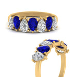 Load image into Gallery viewer, 1.75 Carat Teardrop Wedding Band Diamond