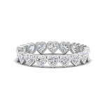 Load image into Gallery viewer, 1.80-ct-heart-shape-diamond-bezel-eternity-ring-in-white-gold-FD10573HT-0.10CT-NL-WG