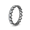 Load image into Gallery viewer, 1.80-ct. -heart-diamond-bezel-eternity-ring-in-black-gold-FD10573HT-0.10CT-NL-BG