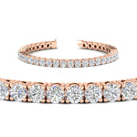 Load image into Gallery viewer, 10-Ct.-Diamond-Tennis-Bracelet-In-Rose-Gold-FDBRC8635ROANGLE2-10.00-CT-NL-RG