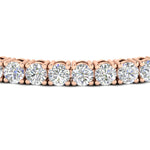 Load image into Gallery viewer, 10-Ct.-Diamond-Tennis-Bracelet-In-Rose-Gold-FDBRC8635ROANGLE5-10.00-CT-NL-RG