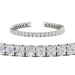 Load image into Gallery viewer, 10-Ct.-Diamond-Tennis-Bracelet-In-White-Gold-FDBRC8635ROANGLE2-10.00-CT-NL-WG