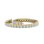 Load image into Gallery viewer, 10-Ct.-Diamond-Tennis-Bracelet-In-Yellow-Gold-FDBRC8635ROANGLE4-10.00-CT-NL-YG