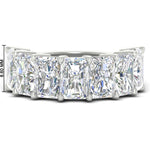 Load image into Gallery viewer, 10-carat-7-stone-radiant-cut-wedding-ring-in-white-gold-FD8008RAB-10.00CT-NL-WG-HW