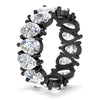 Load image into Gallery viewer, 10-carat-alternating-pear-shaped-diamond-eternity-band-in-black-gold-FDEWB10554PEANGLE2-10.00CT-NL-BG