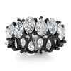 Load image into Gallery viewer, 10-carat-alternating-pear-shaped-diamond-eternity-band-in-black-gold-FDEWB10554PEANGLE5-10.00CT-NL-BG