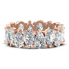 Load image into Gallery viewer, 10-carat-alternating-pear-shaped-diamond-eternity-band-in-rose-gold-FDEWB10554PE-10.00CT-NL-RG