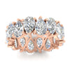 Load image into Gallery viewer, 10-carat-alternating-pear-shaped-diamond-eternity-band-in-rose-gold-FDEWB10554PEANGLE5-10.00CT-NL-RG